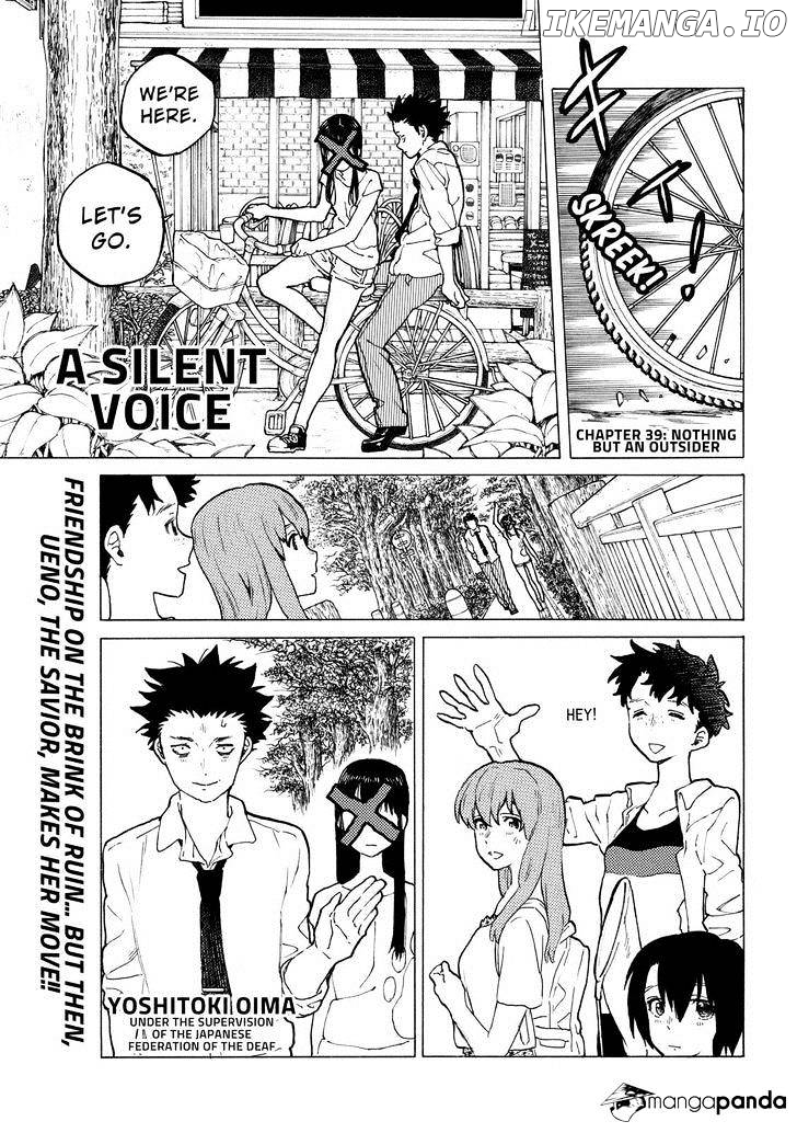 A Silent Voice, Chapter 39 image 01